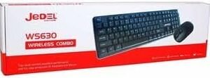 Keyboard+mouse WL gedel WS732 - كيبورد وماوس لاسلكي من جيدل jedel ws732 ، لغه عربيه و انجليزيه - كيبورد وماوس بتصميم رفيع للاب توب والكمبيوتر والتلفزيون الذكي، متوافقين مع نظام تشغيل ويندوز