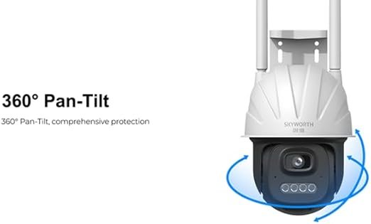 كاميرا مراقبة واي فاي خارجية سكاي ورث LC2103 - ذكية بدقة 4 ميجا، رؤية ليلية، تنبيه حركة - SkyWorth LC2103 Smart Outdoor Wi-Fi Camera 4MP - الصورة 5