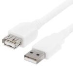 وصلة تمديد USB من ذكر الى انثى بطول 5 امتار، لماسحة ضوئية - cable usb extention 5m high quality