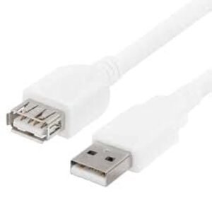 وصلة تمديد USB من ذكر الى انثى بطول 5 امتار، لماسحة ضوئية - cable usb extention 5m high quality