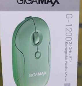 USB G-1200 -ماوس جيجا ماكس - MOUSE GIGAMAX WIRELESS + BLUETOOTH + RECHARGABLE G-1200