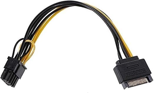 محول ساتا الى منفذ الملحقات الاضافية السريع بـ8 دبابيس، لكومبيوتر - بي سي - cable 8pin sata