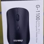 USB G- 1100 - ماوس جيجا ماكس - MOUSE GIGAMAX WIRELESS + BLUETOOTH + RECHARGABLE G-1100