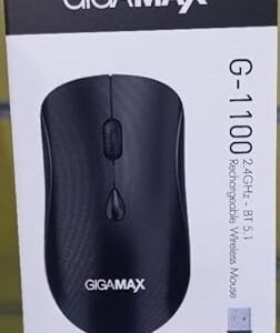 USB G- 1100 - ماوس جيجا ماكس - MOUSE GIGAMAX WIRELESS + BLUETOOTH + RECHARGABLE G-1100