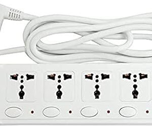 مشترك كهرباء 5 عين طول السلك 3 متر من جيجاماكس ذات 5 ازرار - electronic gigamax 5pin 3m 5botton