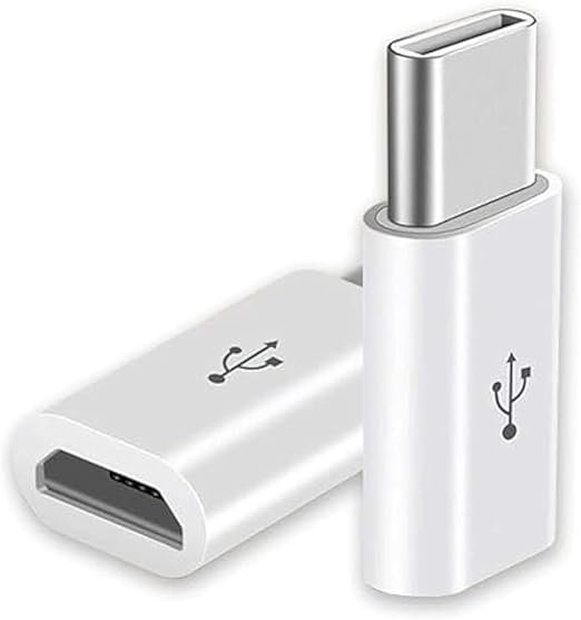 محول من مايكرو يواس بي الى تايب سي، من او تي جي، عدد المنافذ: 1 متعدد الألوان - type C to micro