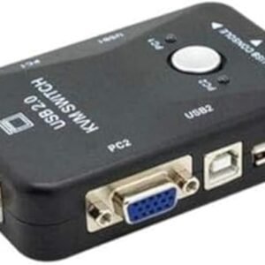 vga kvm 2port 2k - جهاز تشغيل 2 كمبيوتر على ذات الشاشة ولوحة المفاتيح والماوس يو اس بي KVM21UA