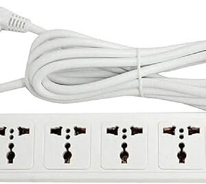 مشترك كهرباء 5 عين طول السلك 3 متر من جيجاماكس زر واحد فقط - electronic gigamax 5pin 3m 1botton