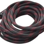 كابل HDMI ذكر الى HDMI ذكر عالي السرعة بطول 5 امتار - لون اسود واحمر، لبلاي ستيشن - cable hdmi 5m sheild