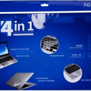 شاشة حماية 4 في 1 للاب توب مقاس 15.6 بوصة، متعدد الألوان - screen laptob 4*1