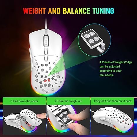Mouse Ziyou Lang Gaming_USB - ماوس جيمينج من زييو لانج - الصورة 5