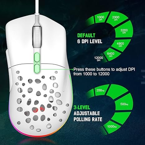 Mouse Ziyou Lang Gaming_USB - ماوس جيمينج من زييو لانج - الصورة 3