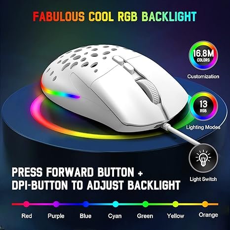 Mouse Ziyou Lang Gaming_USB - ماوس جيمينج من زييو لانج - الصورة 4