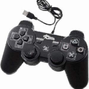دراع تحكم سلكية للالعاب لاجهزة البلاي ستيشن - اسود ، سلكي - game pad ps2