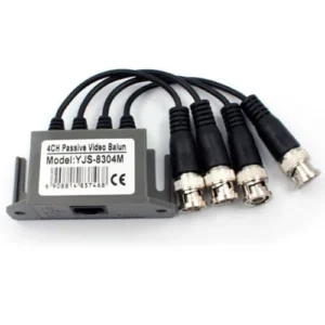 فيديو بالون لنقل الصورة + الصوت لمسافات بكابل كات 6 -VIDEO BALUN + AUDIO