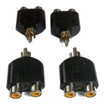 convert RCA male to 2 RCA female