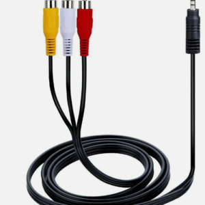 cable audio 3*1/ 1.5m - كابل صوت 3*1 بطول 1.5 متر