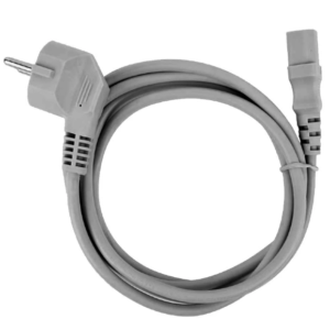 cable power pc 3m gray - كابل طاقة رصاصي للكومبيوتر بطول 3 متر
