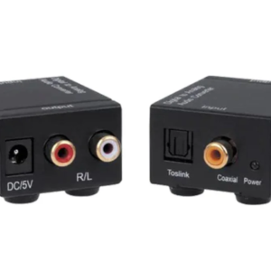 convert optical audio - Audio Digital To Analog Converter - محول كابل صوت بصري محوري وتوسلينك من رقمي الى تناظري ومدخل RCA لقناتي الصوت اليمنى/اليسرى، 3.5 ملم