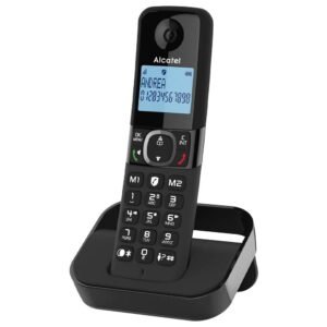 تليفون ارضى لاسلكي من الكاتيل - اسود - Alcatel F680 Telephone - BLACK