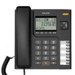 '-تليفون ارضي من الكاتيل  تي 76 , اسود - Alcatel T76 Telephone - Black