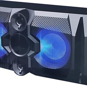 اسبيكر بلوتوث من جيجا ماكس موديل GM-222 - بقدرة 30 وات بمنفذ USB و مدخل Aux وبطاقة ذاكرة SD مايكرو TF - اسود