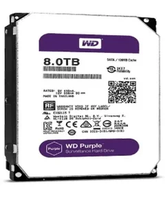 HARD DRIVE SATA WESTERN DIGITAL PURPLE 8TB هارد ويسترن ديجيتال بربل 8 تيرا بايت