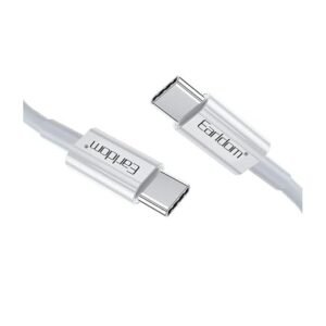 كابل Earldom EC-166C – شحن سريع 60 واط – Type-C إلى Type-C – طول 1 متر