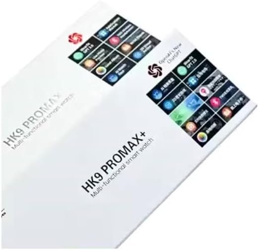 ساعة ذكية +HK9 Pro Max – شاشة كاملة HD – تصميم رياضي أنيق – مقاومة للماء ومستشعرات صحية متطورة - الصورة 2
