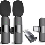 ميكروفون لاسلكي K9 - صوت نقي، حساسية عالية، متوافق مع الأجهزة ودعم استخدام مزدوج