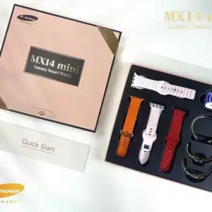 ساعة ذكية MX14 MINI – تصميم صغير وأنيق – تتبع صحي ورياضي – بطارية تدوم – شاشة HD