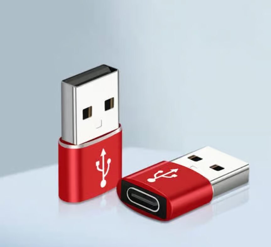 محول ADAPTER  ذكر USB إلى Type-C أنثى – تحويل سريع ومتين لتوصيل الأجهزة القديمة بالجديدة
