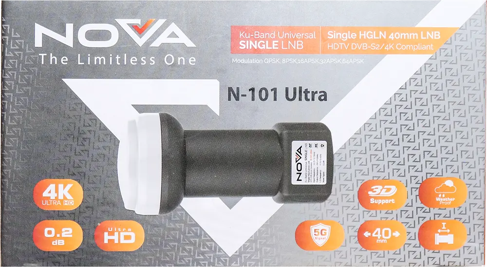 عدسه نوفا 1 مخرج - LNB NOVA with single port