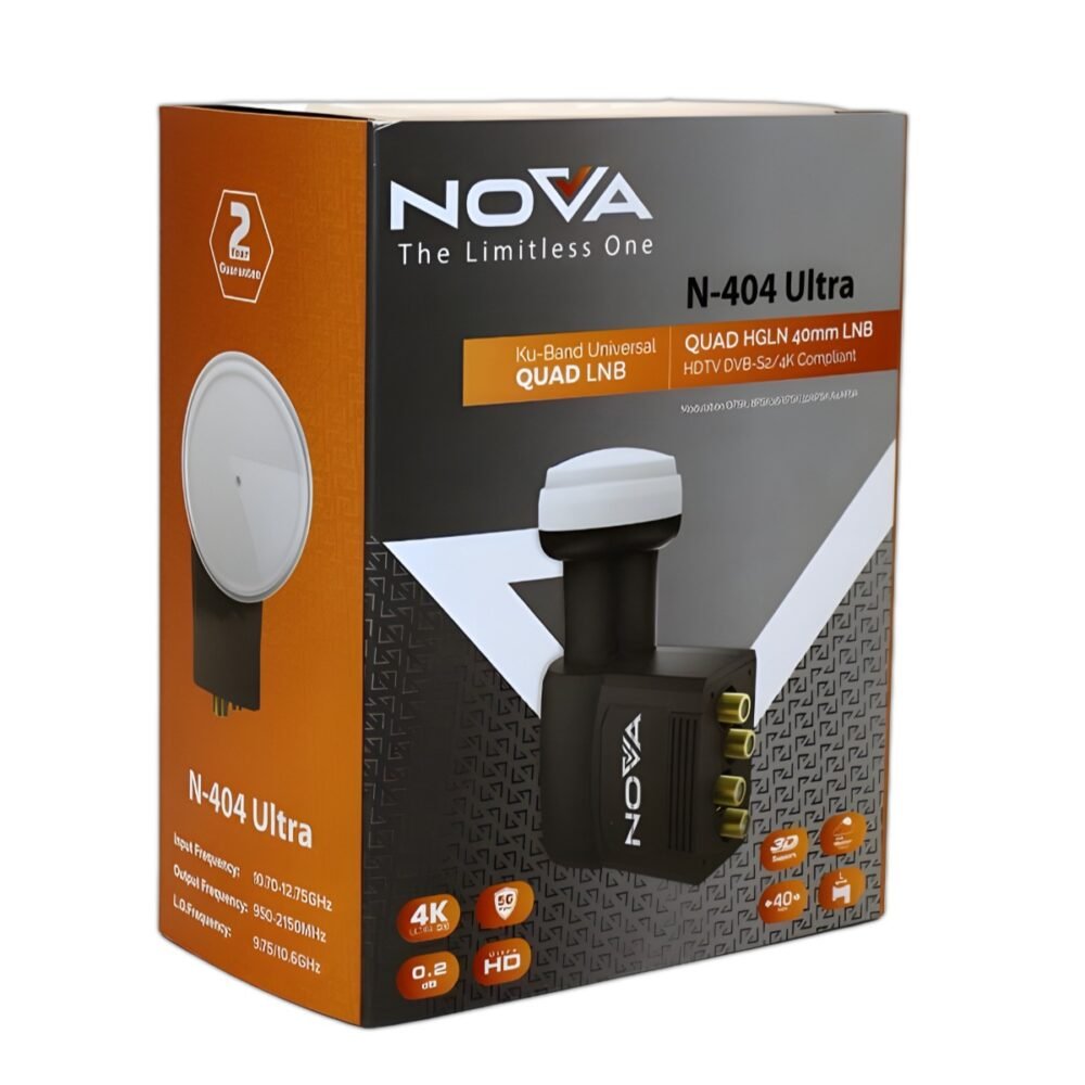 عدسة نوفا 4 مخرج – NOVA Quad Output LNB