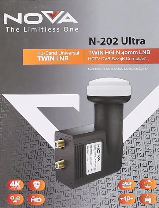 عدسه نوفا 2 مخرج - LNB NOVA twin port