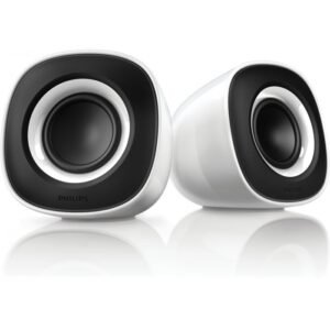 سماعة فيليبس موديل (SPA2201) - Philips SPA2201 USB Multimedia Mini Speakers 2.0