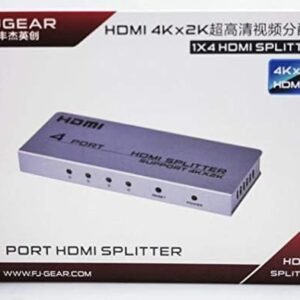 سبليتر اتش دي لم اي من فوجيير 1*4 بدقة (4K) - Splitter Fjgear HDMI 4 port 4k