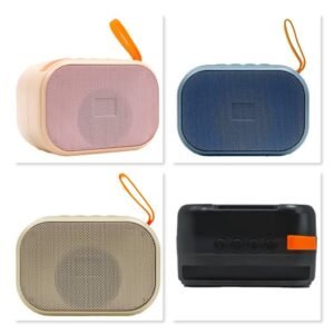 سماعة بولوتوث هيرلي ( موديل HR‑217) - Hurrylee HR‑217 Portable Wireless Speaker with Bluetooth, USB, AUX & TF Card
