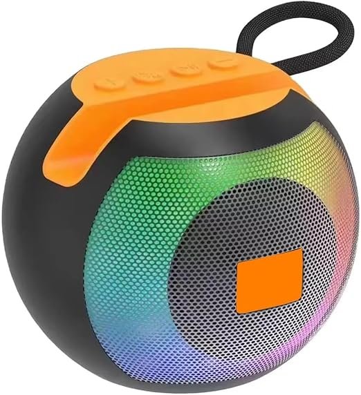 سماعة بلوتوث موديل (AN‑P80)  -  AN‑P80 Portable Bluetooth Speaker with LED Lighting & Multi‑Source Playback