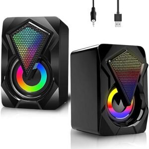 سماعة فوريف FV‑209 للكومبيوتر واللاب توب - Forev FV‑209 USB RGB Desktop Speaker