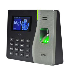 جهاز بصمه حضور وانصراف للشركات K14 من (ZKTeco) - ZKTeco K14 Fingerprint Time Attendance & Access Control Terminal (2.8″ TFT)