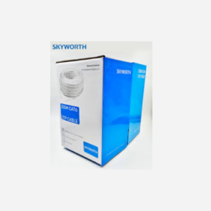 سلك إيثرنت Cat6 ماركة سكاي ورث بطول 305 متر – رمادي - Skyworth CAT6 UTP Cable 305M – Grey