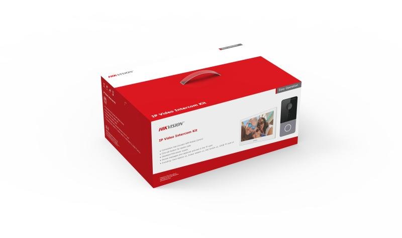 طقم انتركم مرئي هيكفيجن DS-KIS607-S للفلل والمنازل - Hikvision DS-KIS607-S Video Intercom Kit - الصورة 3