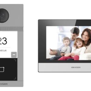 طقم انتركم مرئي هيكفيجن DS-KIS604-S للفلل والمنازل - Hikvision DS-KIS604-S Video Intercom Kit