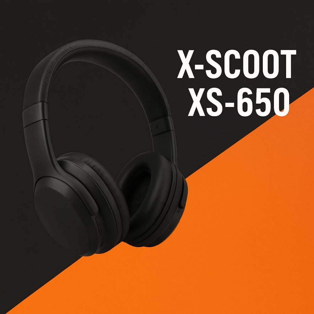 سماعة رأس بلوتوث لاسلكية X SCOOT XS-650 بتصميم عصري وصوت فائق - X SCOOT XS-650 Wireless Bluetooth Headphone with Premium Sound and Modern Design