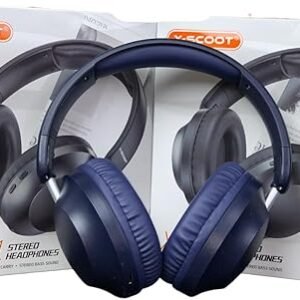سماعات رأس بلوتوث لاسلكية X SCOOT XS-651 بصوت محيطي مريح  ودعم بطاقة SD - X SCOOT XS-651 Wireless Bluetooth Headphones with Surround Sound, SD Card Support