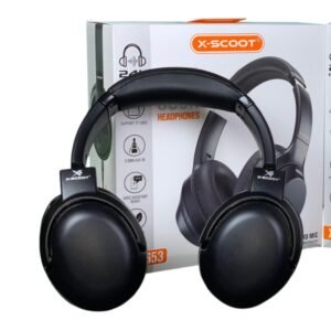 سماعة رأس بلوتوث لاسلكية X SCOOT XS-653 بصوت محيطي وجودة عالية  - X SCOOT XS-653 Wireless Bluetooth Headphone with Surround Sound and High Quality
